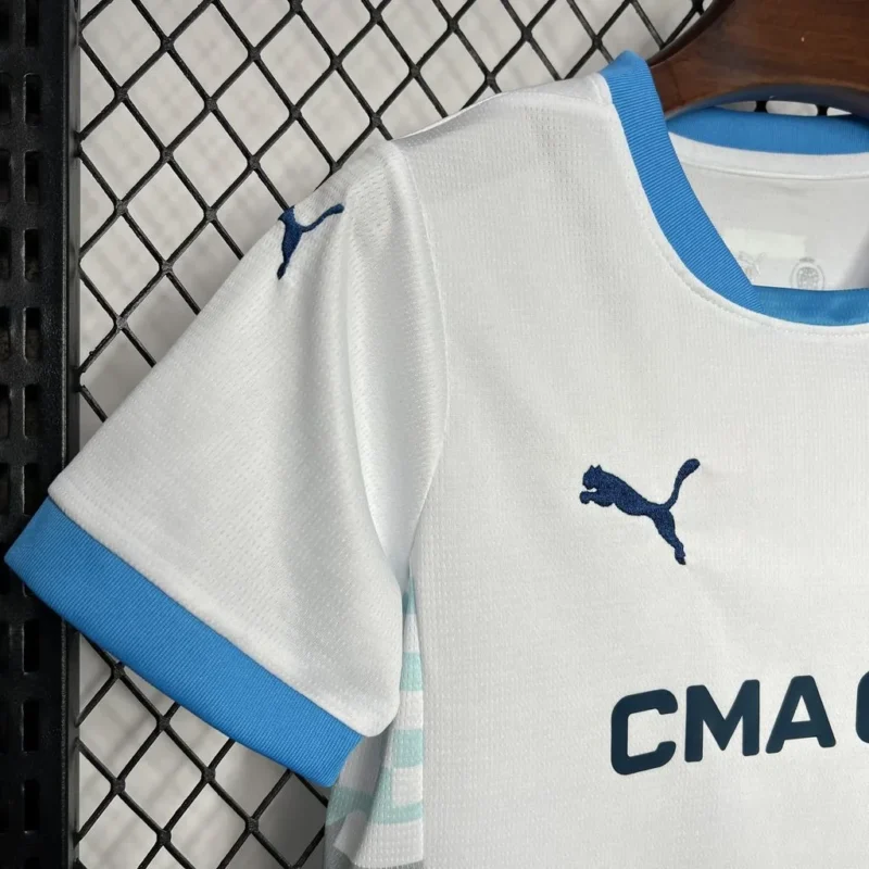 2024/2025 Olympique de Marseille Home Football Shirt 1:1 Thai Quality Kids Size