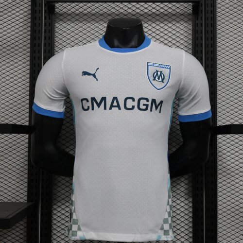 2024/2025 Player Version Olympique de Marseille Home Football Shirt 1:1 Thai Quality