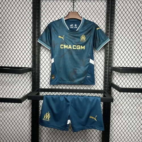 2024/2025 Olympique de Marseille Away Football Shirt 1:1 Thai Quality Kids Size