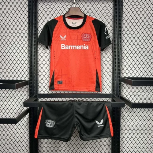 2024/2025 Leverkusen Home Football shirt 1:1 Thai Quality Kids Size