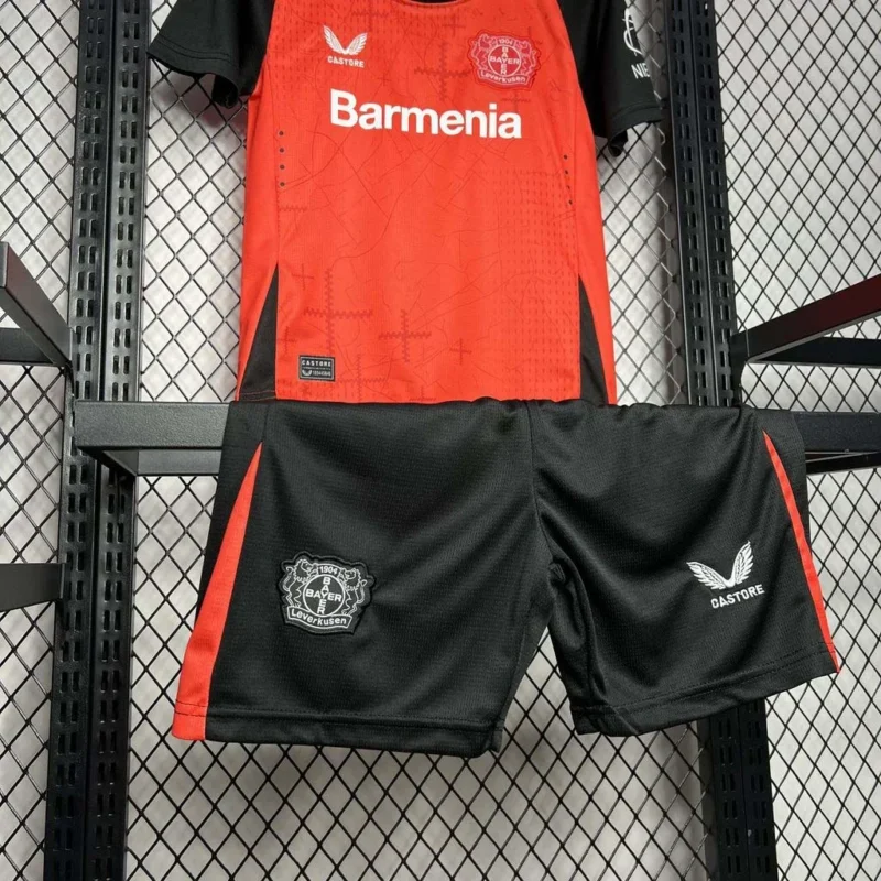 2024/2025 Leverkusen Home Football shirt 1:1 Thai Quality Kids Size