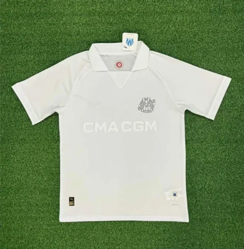 2024/2025  Olympique de Marseille 125th Anniversary Edition White Football Jersey 1:1 Thai Quality
