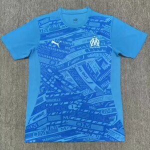 2025/2026 Olympique Marseille Pre-Match Training Suit Football Jersey 1:1 Thai Quality