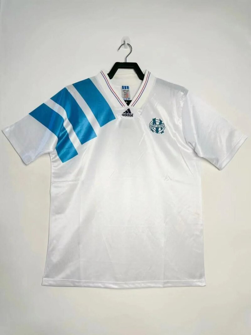 1992/1993 Retro Marseille Home Football Shirt 1:1 Thai Quality