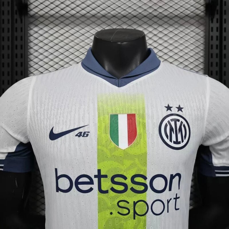 2024/2025 player Version Inter Milan Away Valentino Rossi Special Edition Football Jersey 1:1 Thai Quality