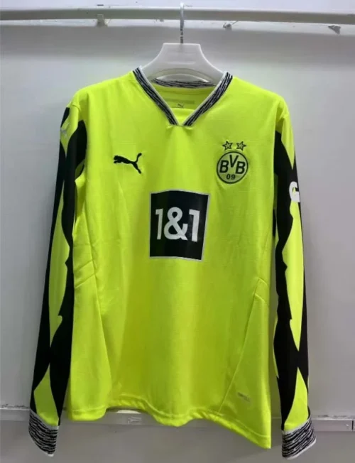 2025/2026 Dortmund Special Edition Fluorescent Green Long Sleeve Football Shirt 1:1 Thai quality