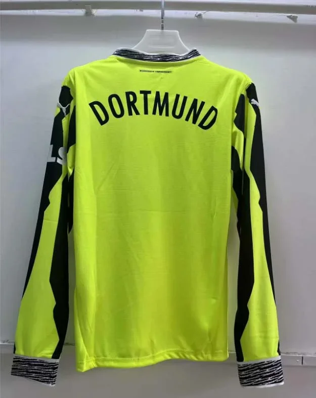 2025/2026 Dortmund Special Edition Fluorescent Green Long Sleeve Football Shirt 1:1 Thai quality