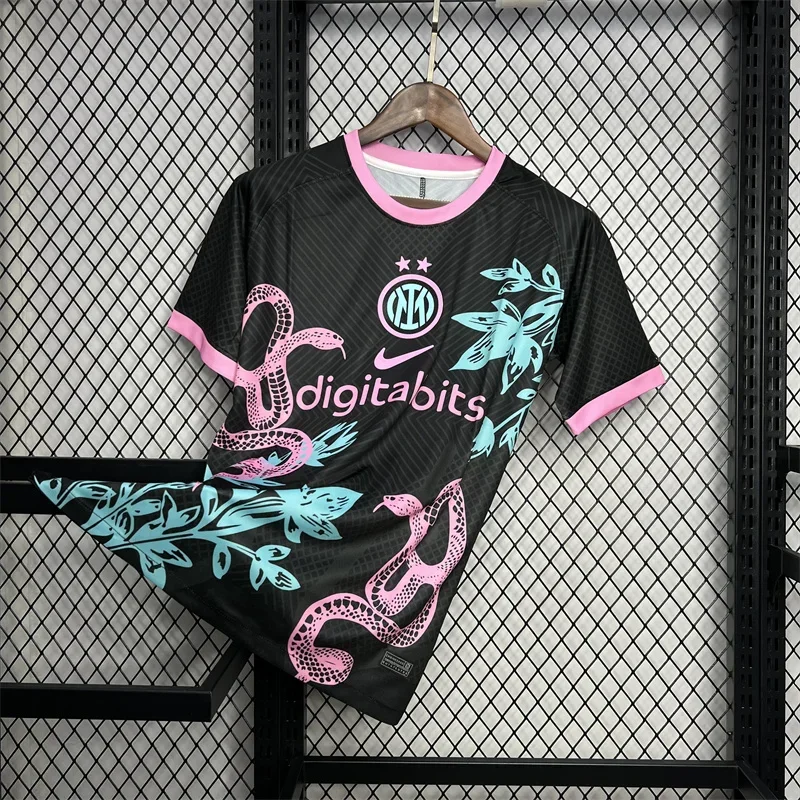 2024/2025 nter Milan Special Edition Black Football Jersey 1:1 Thai Quality