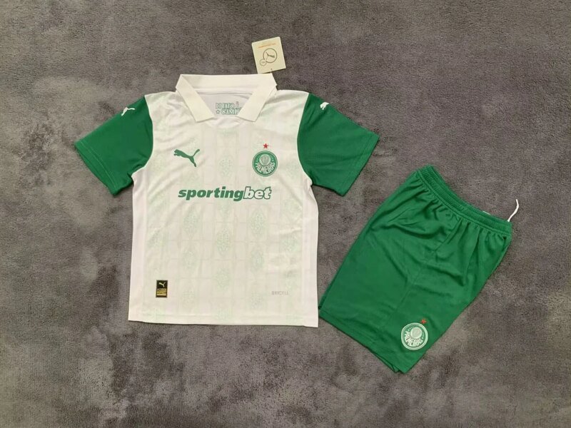 2025/2026 Palmeiras Away football Jersey 1:1 Thai Quality Kids Size