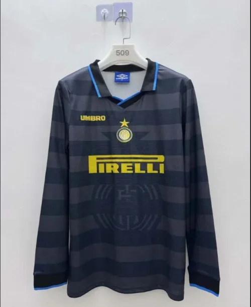 1997/1998 Retro Long Sleeve Inter Milan Third Away Football Jersey 1:1 Thai Quality