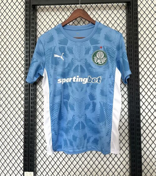 2025/2026 Palmeiras Goalkeeper Blue Football Jersey 1:1 Thai Quality