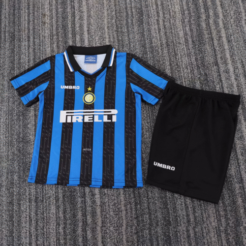 1997/1998 Retro Inter Milan Home Football Jersey 1:1 Thai Quality Kids Size