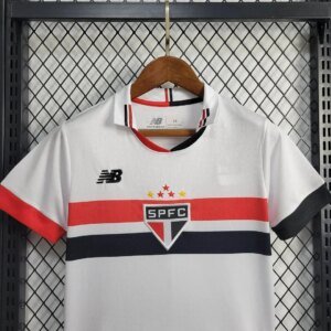 2024/2025 São Paulo Home Soccer Jersey 1:1 Thai Quality Kids Size