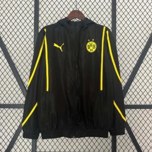 2024/2025 Dortmund Windbreaker Black Football Shirt 1:1 Thai Quality
