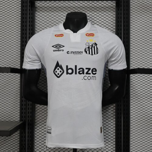 2024/2025 Player Version Santos Home Football Shirt 1:1 Thai Quality (with sponsor)