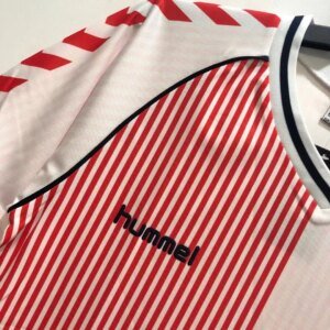 1986 Retro Denmark Away Soccer Shirt