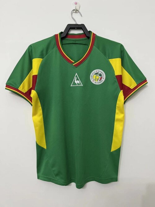 2002 Retro Senegal National Team Shirt Green