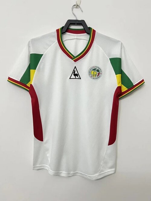2002 Retro Senegal National Team Shirt White