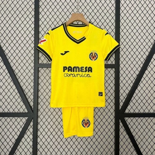 2024/2025 Villarreal Home Football Shirt 1:1 Thai Quality Kids Size