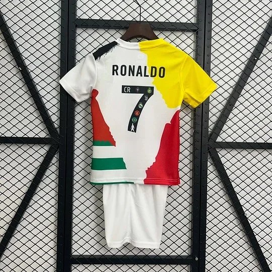 2025/2026 Cristiano Ronaldo Commemorative Edition Football Shirt 1:1 Thai Quality Kids Size