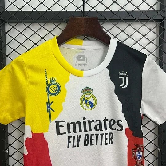 2025/2026 Cristiano Ronaldo Commemorative Edition Football Shirt 1:1 Thai Quality Kids Size