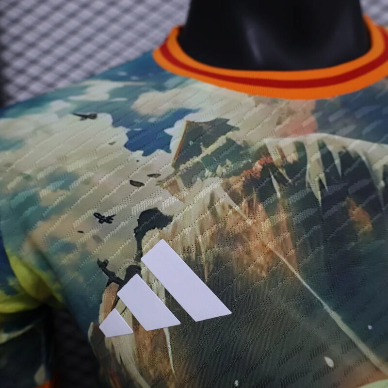 2025 Player Version Japan Special Edition Straw Hat Luffy Football Jersey 1:1 Thai Quality