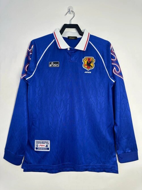 1998 Retro Long Sleeve Japan Home Football Football Jersey 1:1 Thai Quality