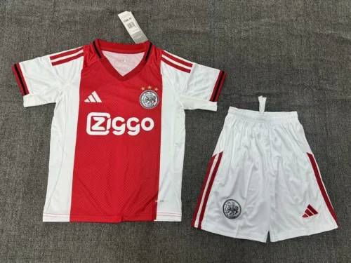 2025/2026 Ajax Home Football Shirt 1:1 Thai Quality Kids Size