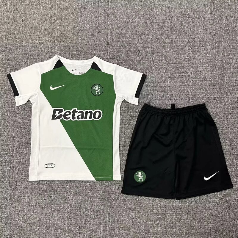 2024/2025 Sporting Lisbon 100th Anniversary Edition Football Shirt 1:1 Thai Quality Kids Size