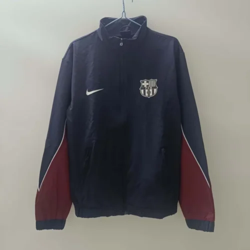 2024/2025 Barcelona Windbreaker Navy Blue  Football Shirt 1:1 Thai Quality
