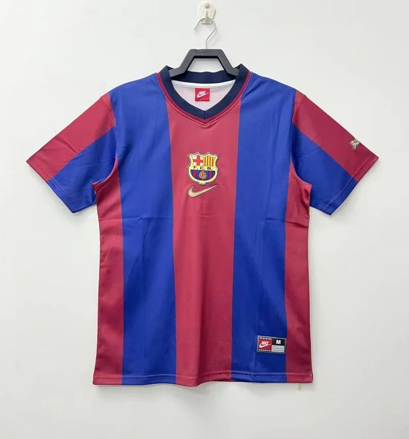 1998/1999 Retro Barcelona Home Football Shirt 1:1 Thai Quality