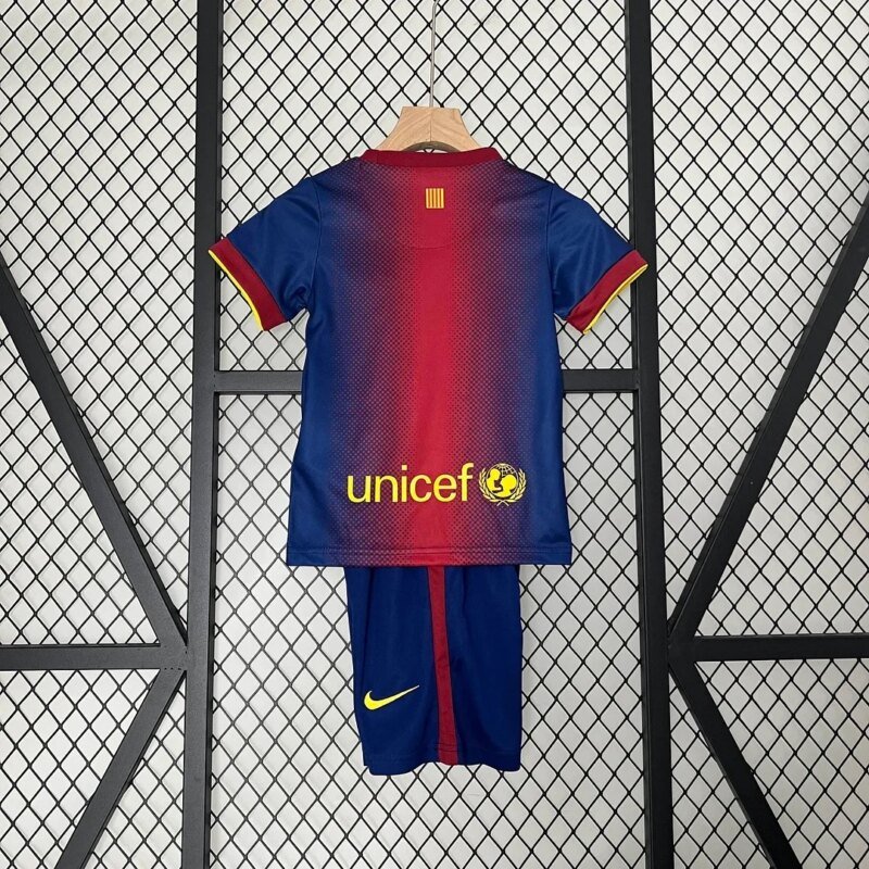 2012/2013 Retro Barcelona Home Football Shirt 1:1 Thai Quality Kids Size