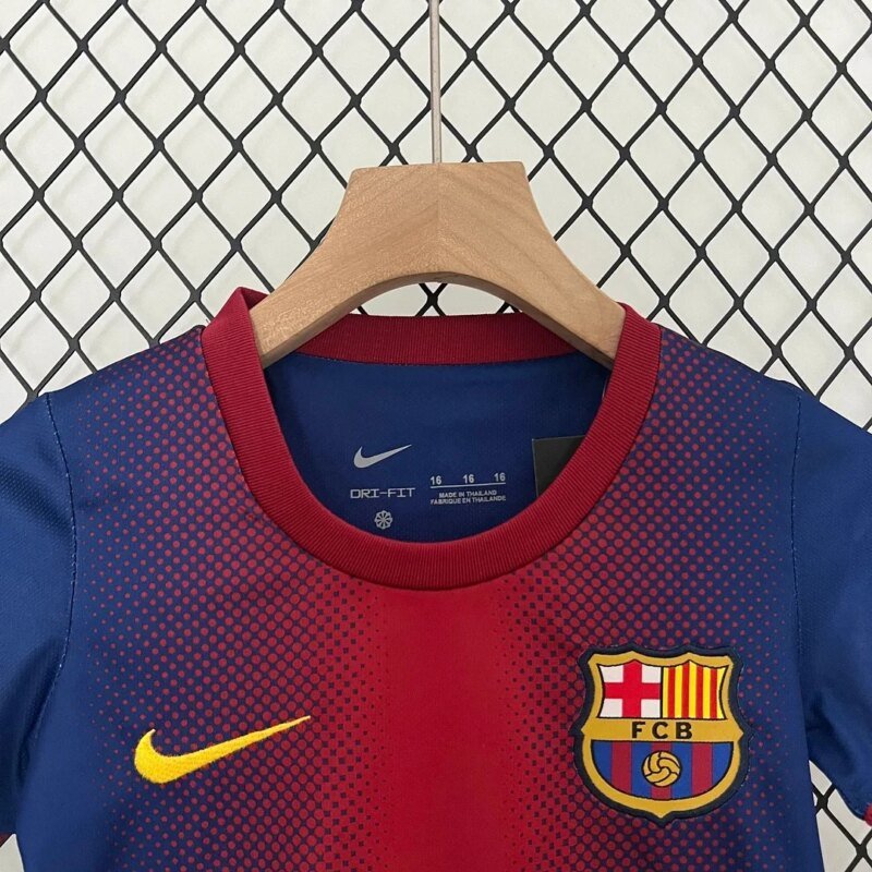 2012/2013 Retro Barcelona Home Football Shirt 1:1 Thai Quality Kids Size