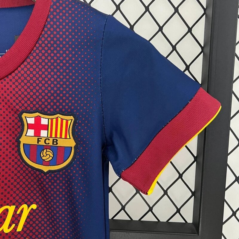 2012/2013 Retro Barcelona Home Football Shirt 1:1 Thai Quality Kids Size