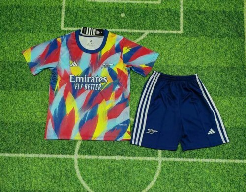 2025/2026 Arsenal Colorful Training Suit Football Shirt 1:1 Thai Quality Kids Size