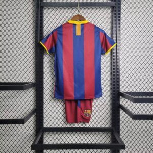 2010/2011 Retro Barcelona Home Football Shirt 1:1 Thai Quality Kids Size