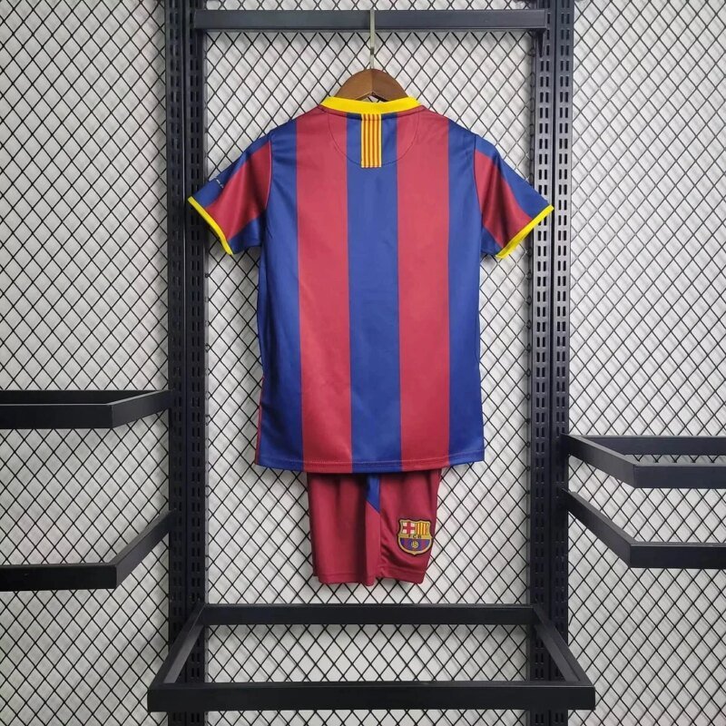 2010/2011 Retro Barcelona Home Football Shirt 1:1 Thai Quality Kids Size