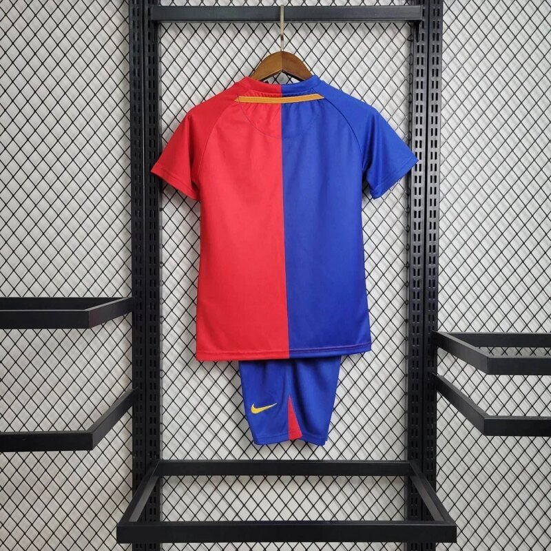 2008/2009 Retro Barcelona Home Football Shirt 1:1 Thai Quality Kids Size
