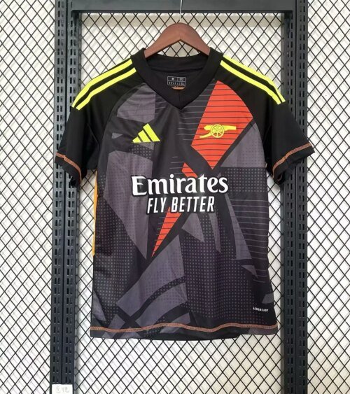 2024/2025 Arsenal Goalkeeper Orange And BlackFootball Shirt 1:1 Thai Quality