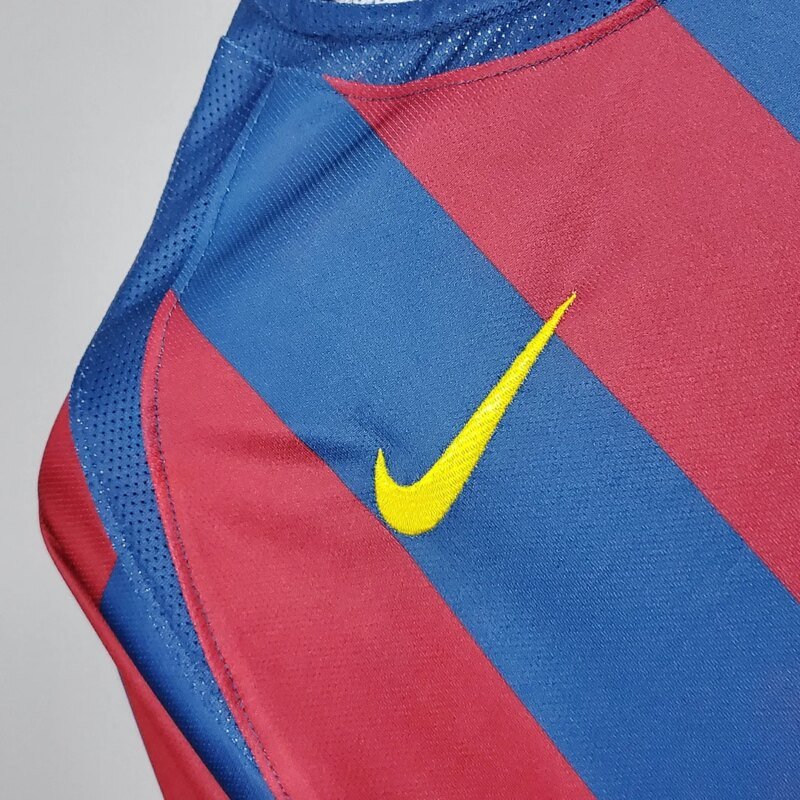 2005/2006 Retro Barcelona Home Football Shirt UEFA Champions League 1:1 Thai Quality