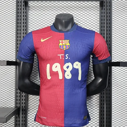 6849b1d0d5394_1 2024/2025 Player Version Barcelona Home Football Shirt 1:1 Thai Quality (Advertisement 1989)