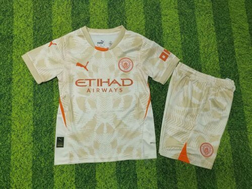 2024/2025 Manchester City Goalkeeper Football Shirt 1:1 Thai Quality Kids Size