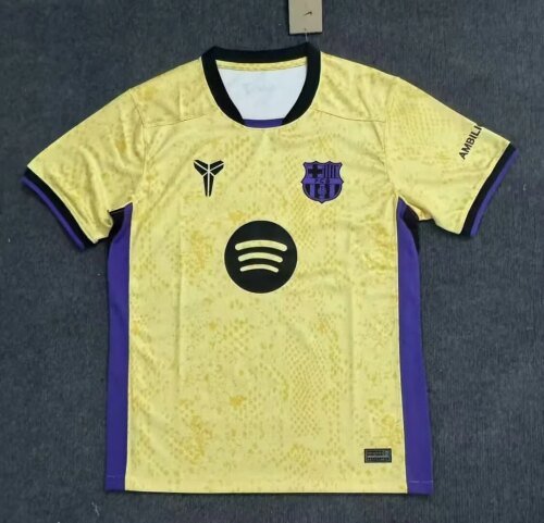 2025/2026 Barcelona Special Edition Yellow Football Shirt 1:1 Thai Quality