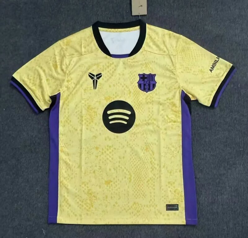 2025/2026 Barcelona Special Edition Yellow Football Shirt 1:1 Thai Quality