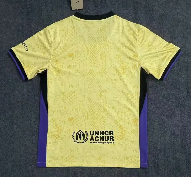2025/2026 Barcelona Special Edition Yellow Football Shirt 1:1 Thai Quality