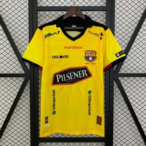 2025/2026 Barcelona 100th Anniversary Edition Yellow Football Shirt 1:1 Thai Quality