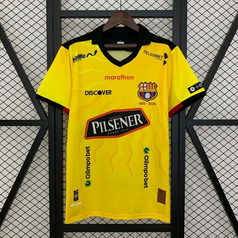 2025/2026 Barcelona 100th Anniversary Edition Yellow Football Shirt 1:1 Thai Quality