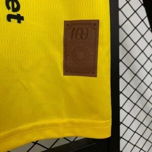 2025/2026 Barcelona 100th Anniversary Edition Yellow Football Shirt 1:1 Thai Quality