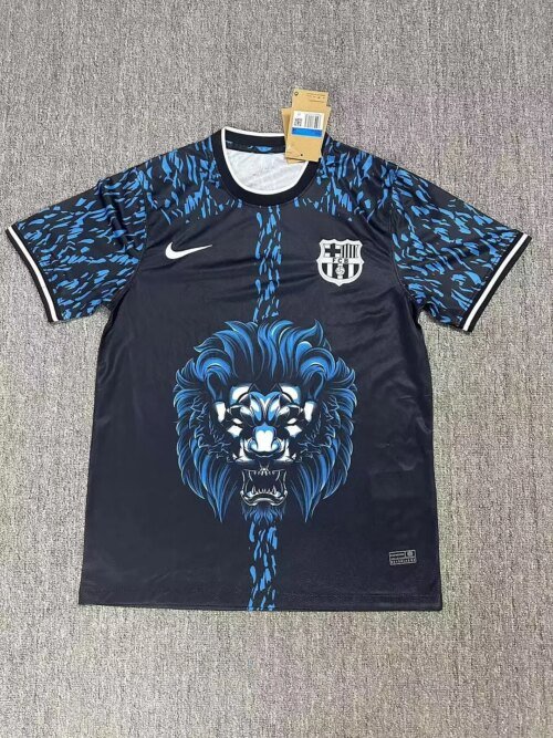 2024/2025 Barcelona Lion Head Special Edition Blue Football Shirt 1:1 Thai Quality