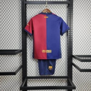 2024/2025 Barcelona Home Limited Edition TRAVIS SCOTT Football Shirt 1:1 Thai Quality Kids Size